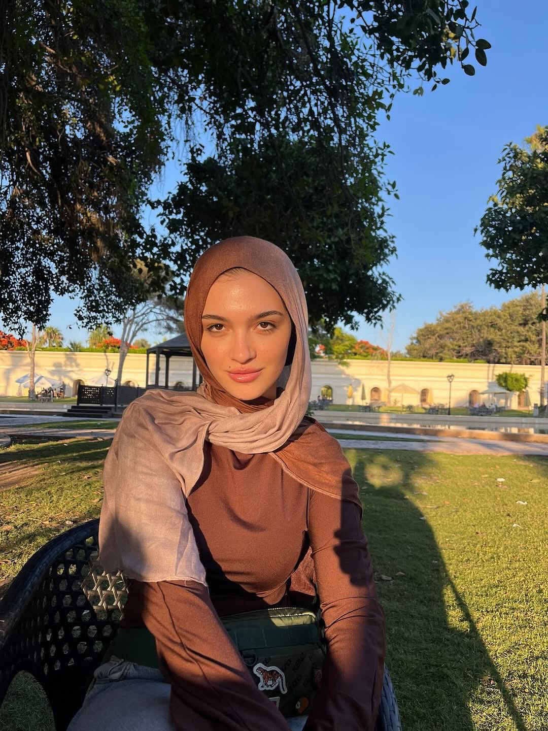 Degradee brown & nude coffee