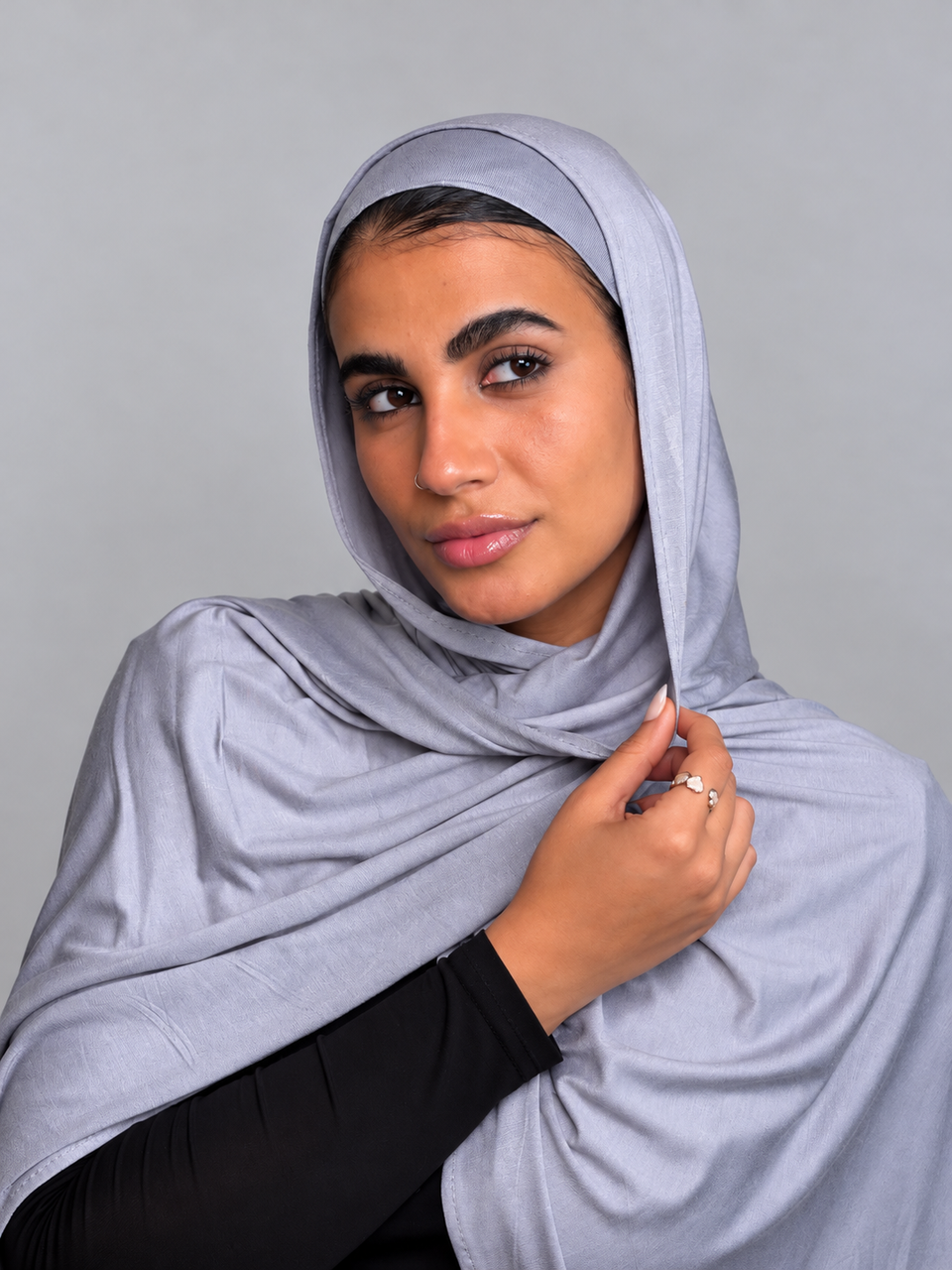 Gel lycra with bandana - silver