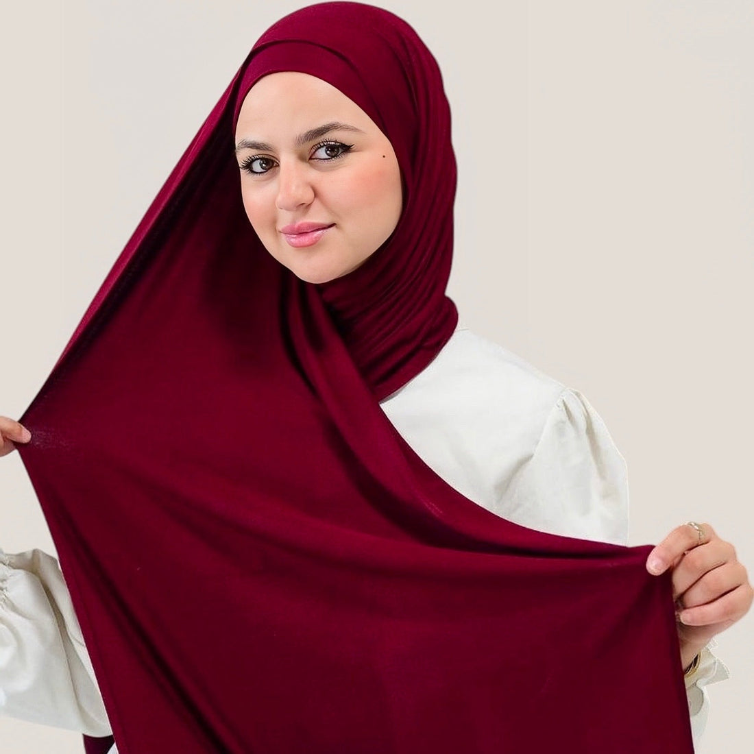 Gel lycra with bandana - Dark maroon