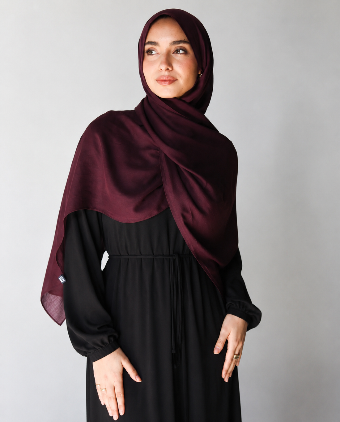 Modal cotton - burgundy