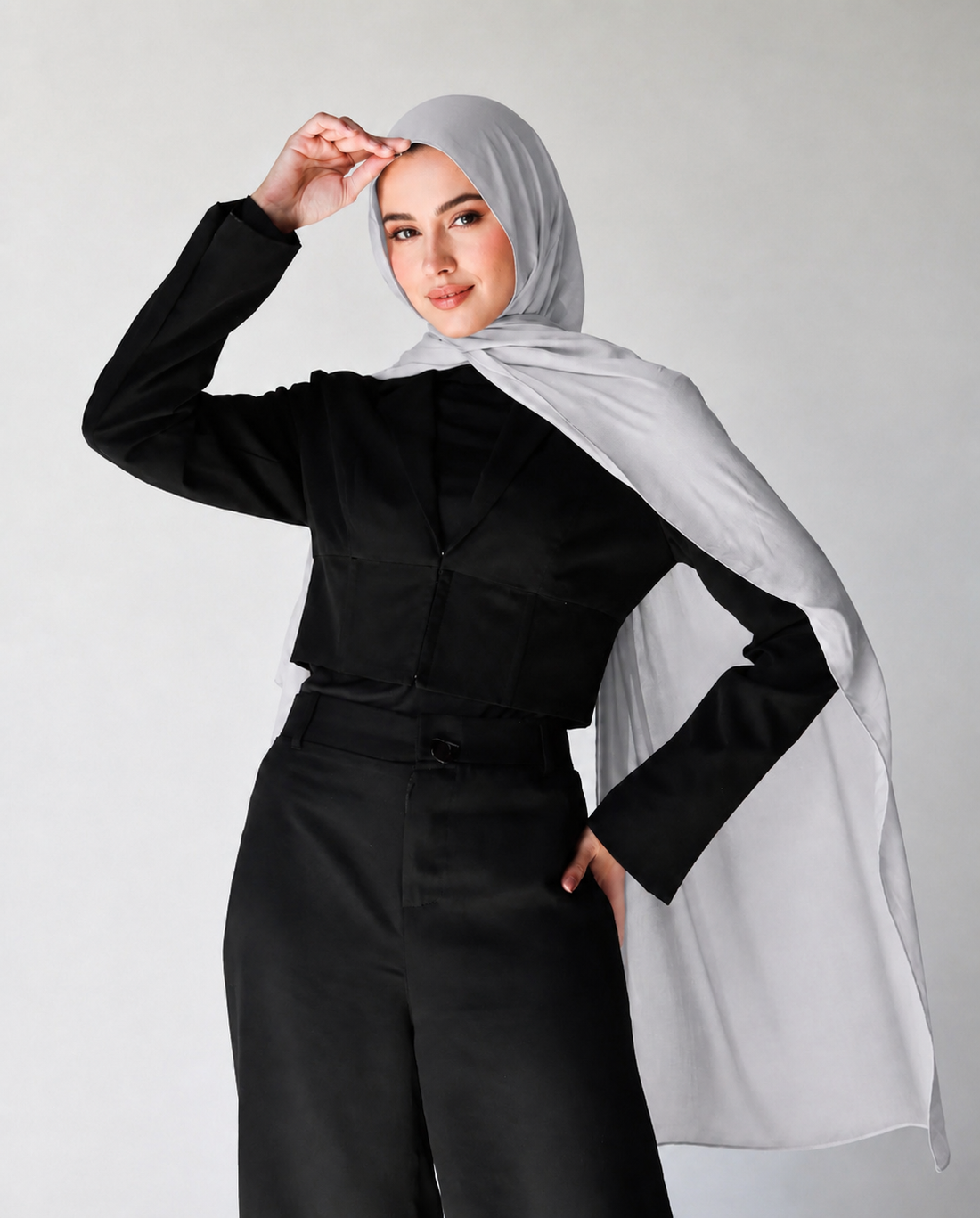 Modal cotton - silver