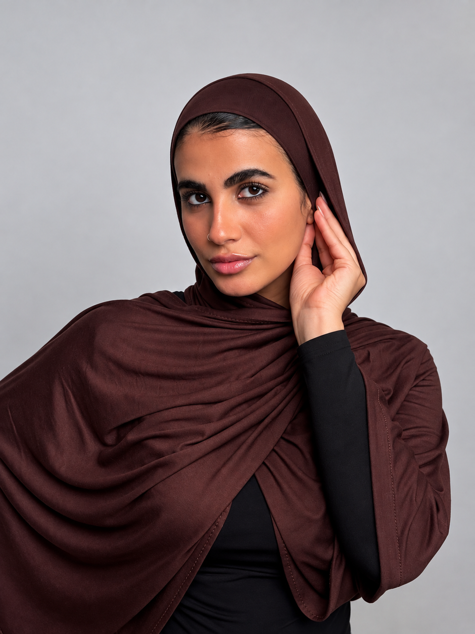 Gel lycra with bandana - brown