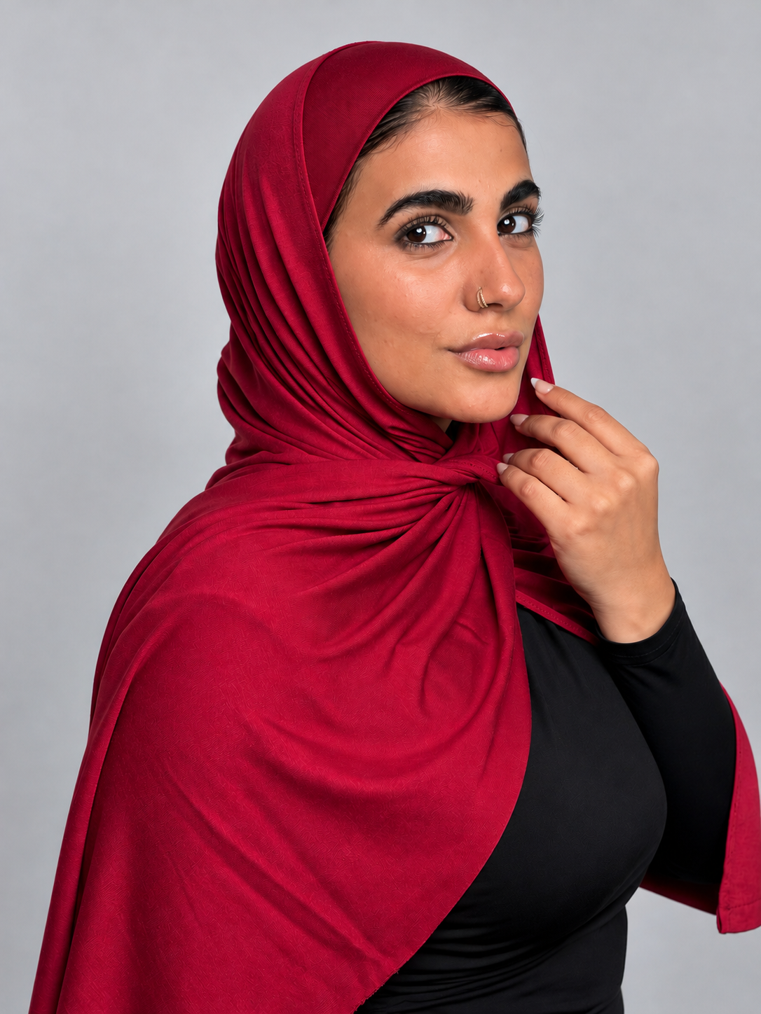 Gel lycra with bandana - pomegranate