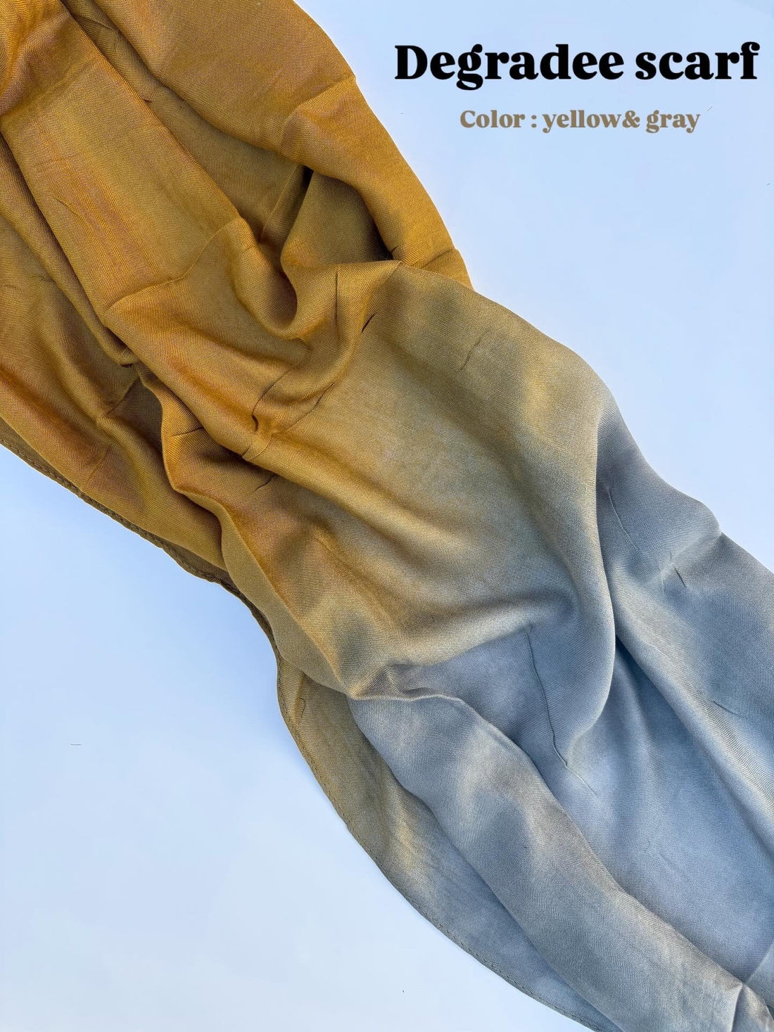 Degradee gray&yellow