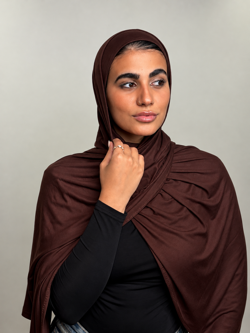 Gel lycra with bandana - brown