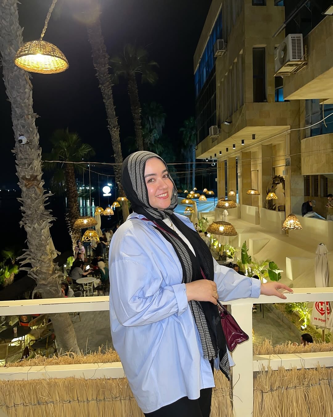 Black embroidered linen