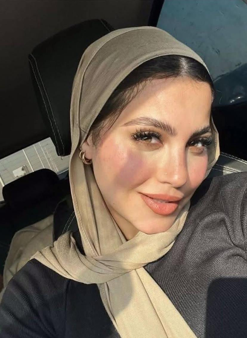 Gel lycra with bandana - beige 2