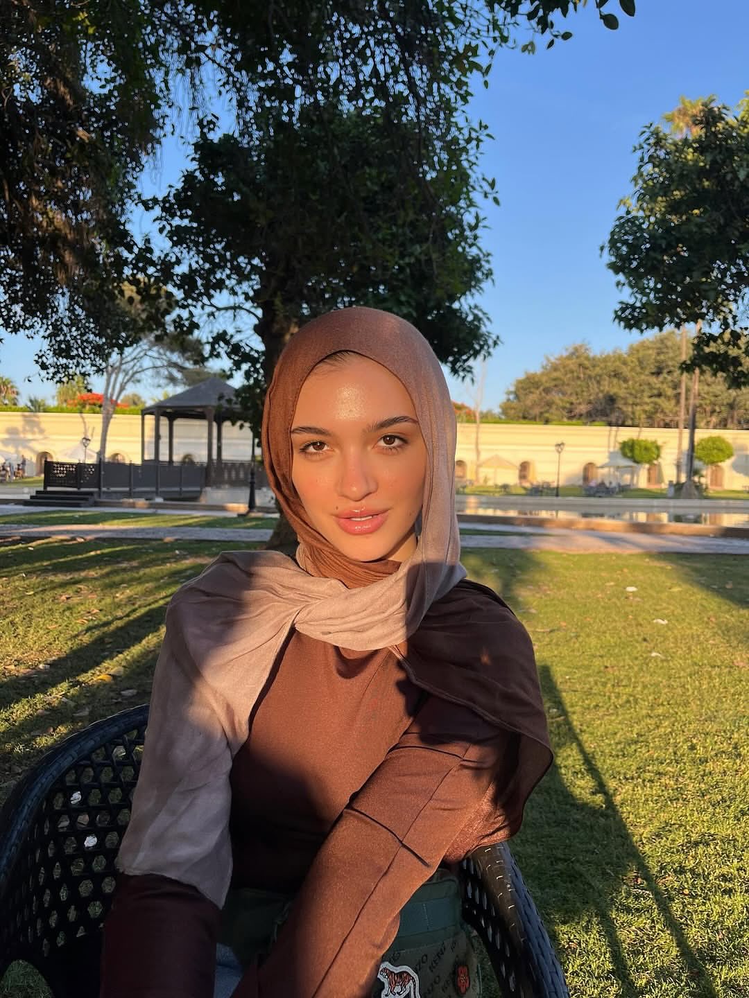 Degradee brown & nude coffee