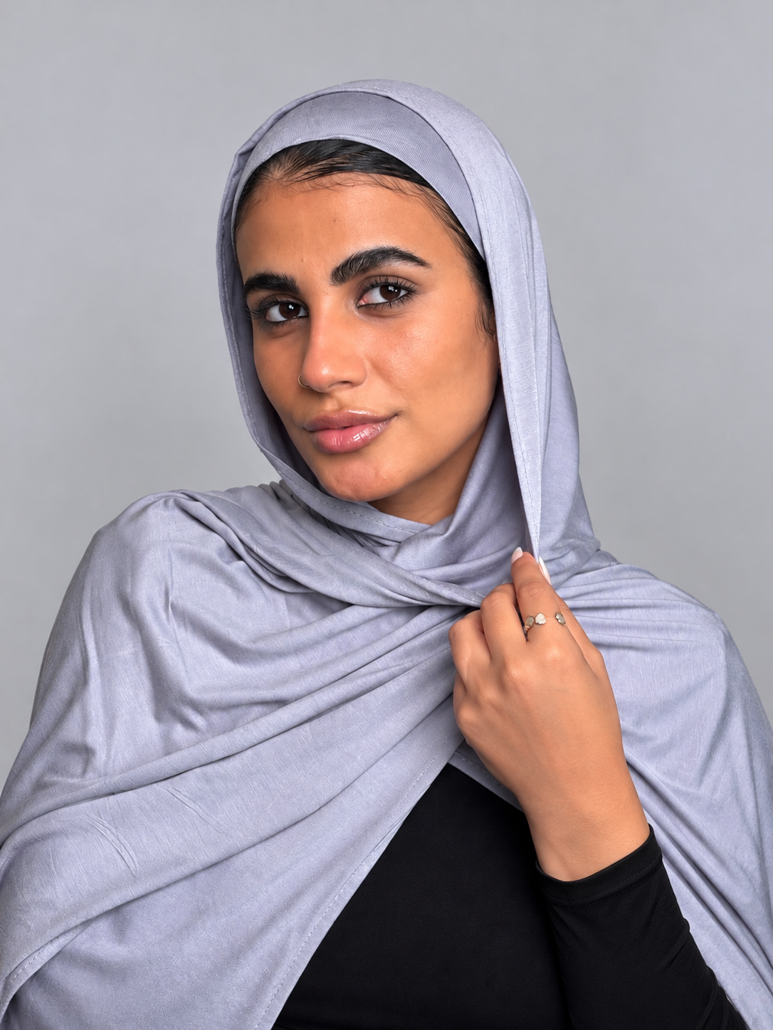 Gel lycra with bandana - silver