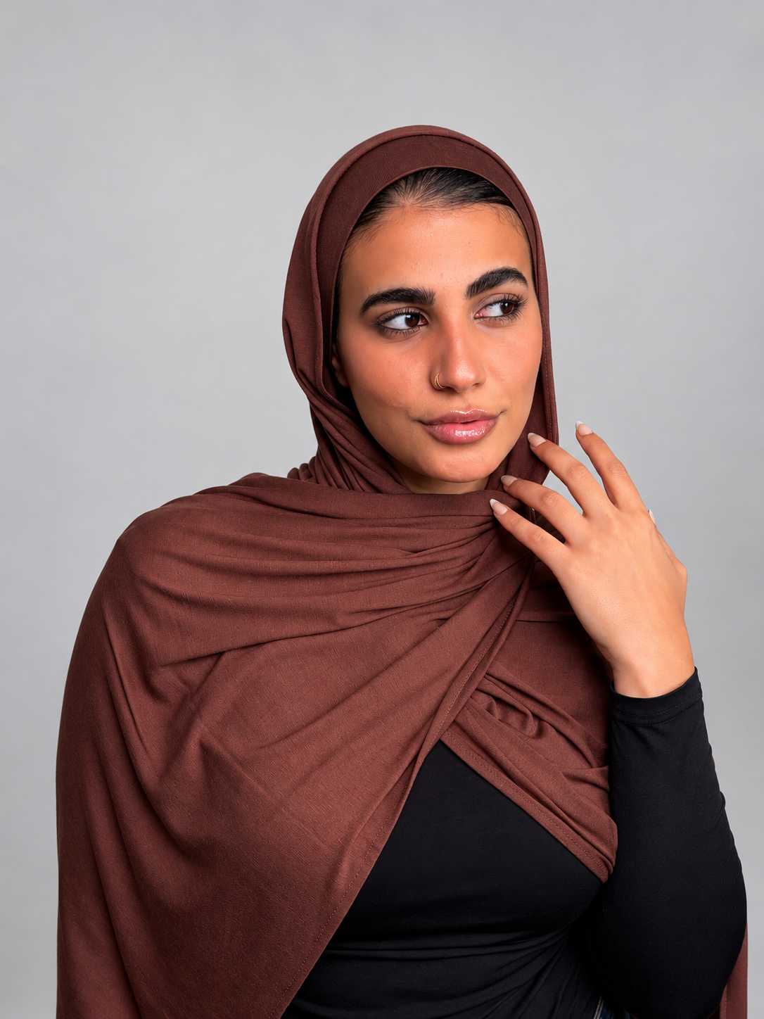 Gel lycra with bandana - chocolate