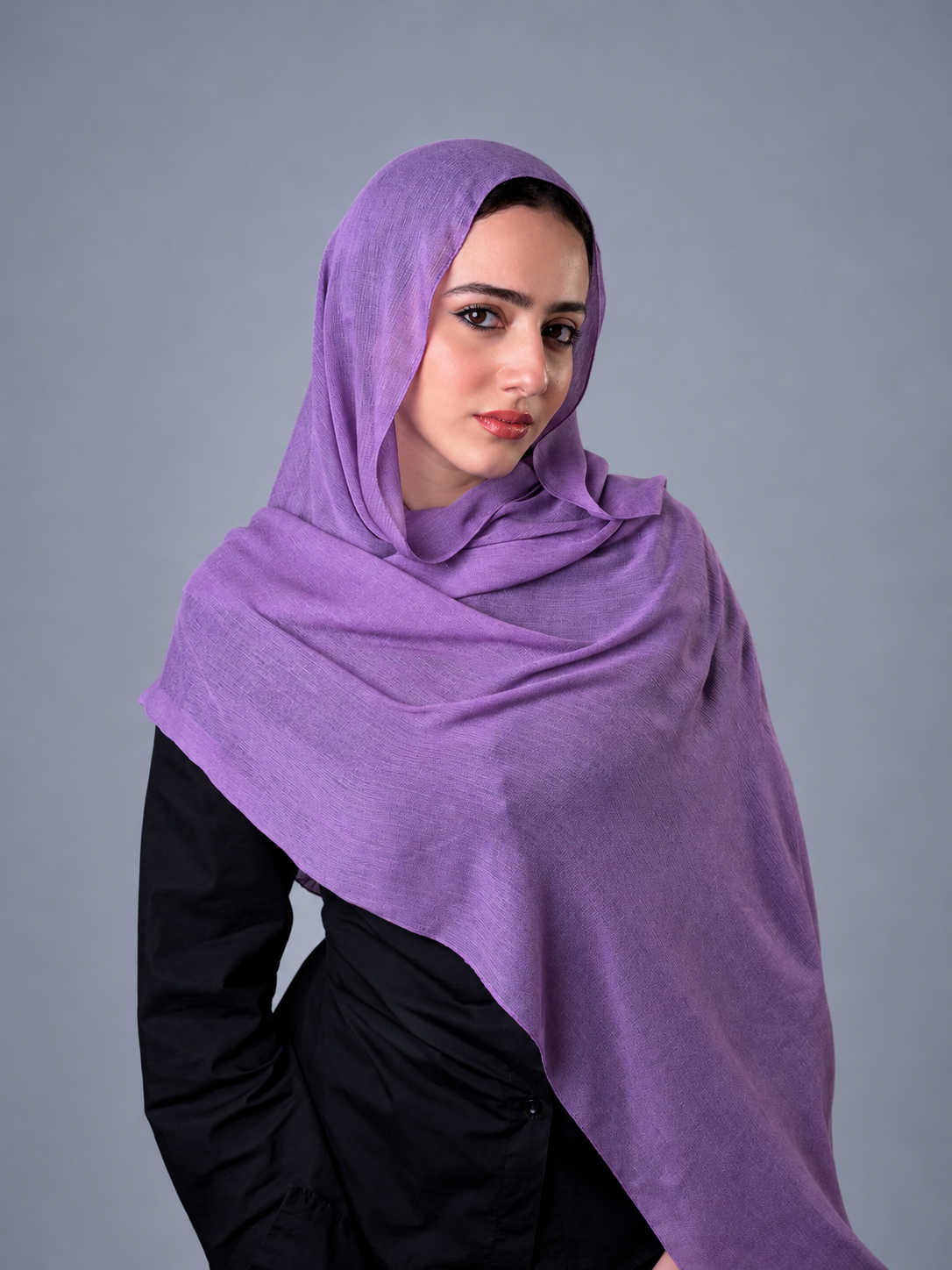 Linen quresha - lavender