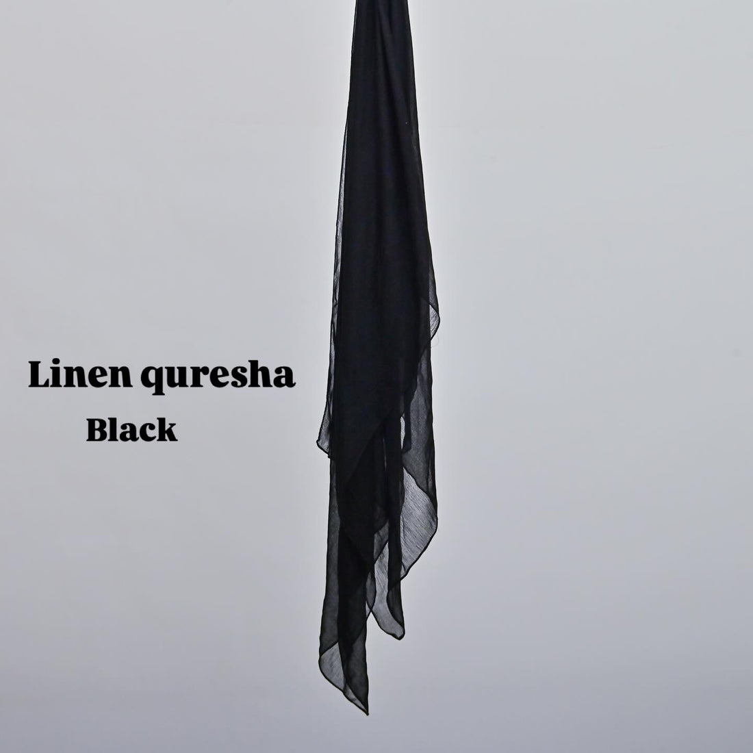 Linen quresha ( Black )