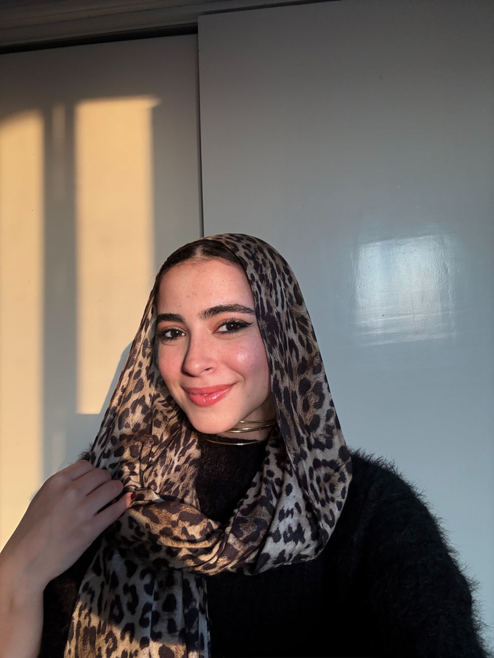 Beige leopard