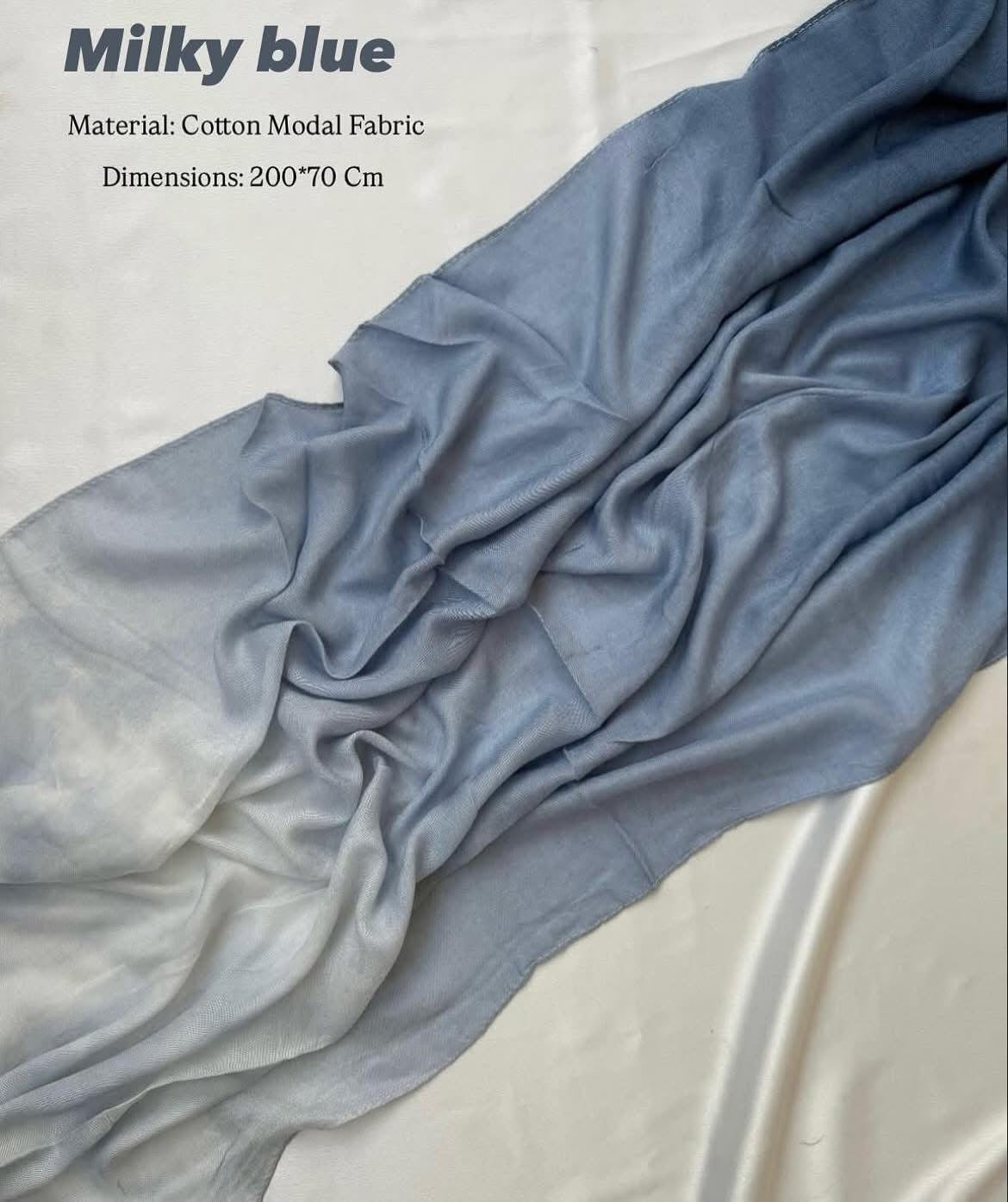 Degradee blue & baby blue