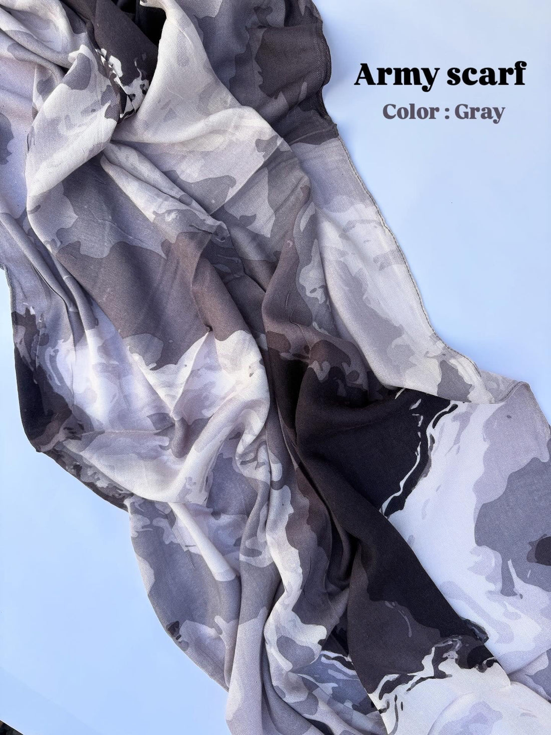 Army scarf - grey