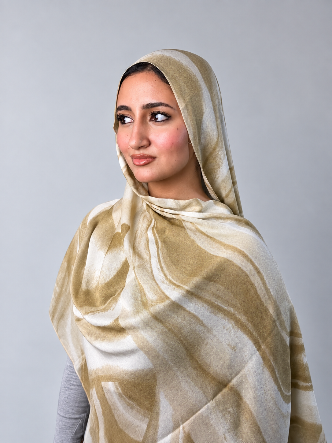 Shlosen scarf - brown