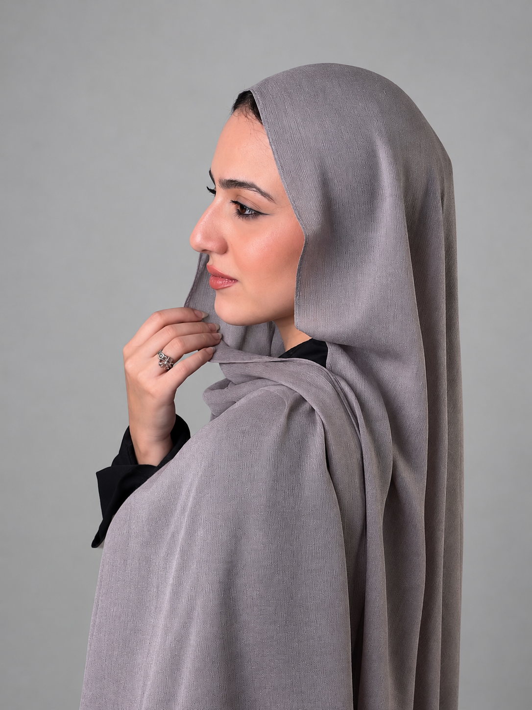 Linen quresha - gray
