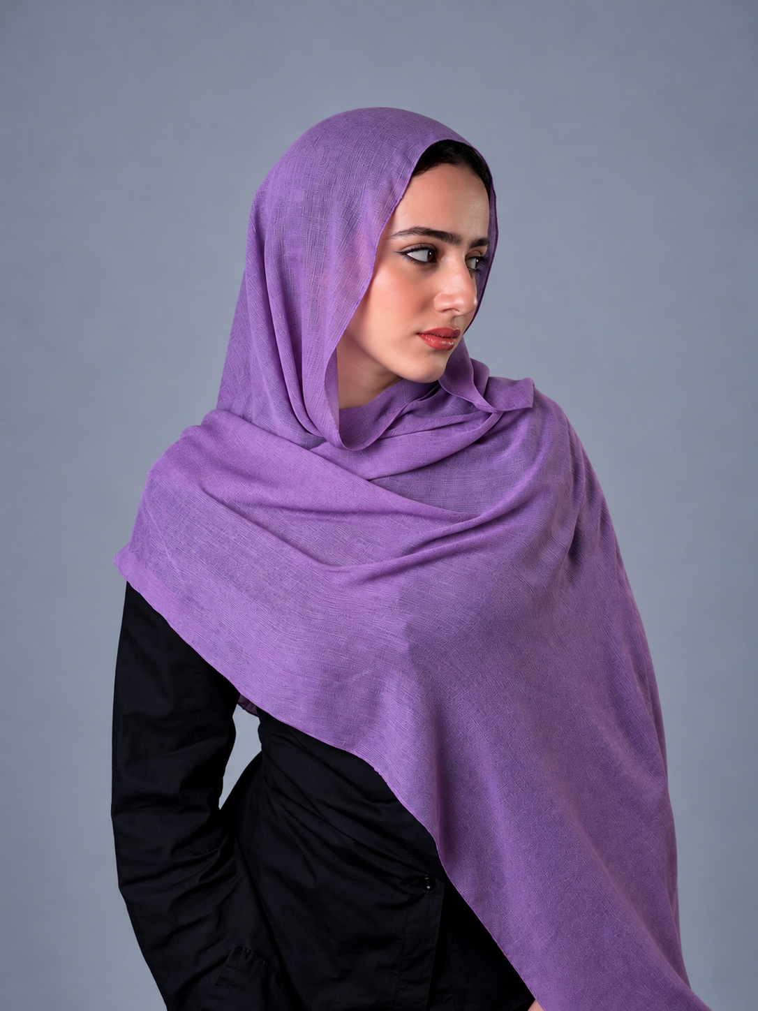 Linen quresha - lavender