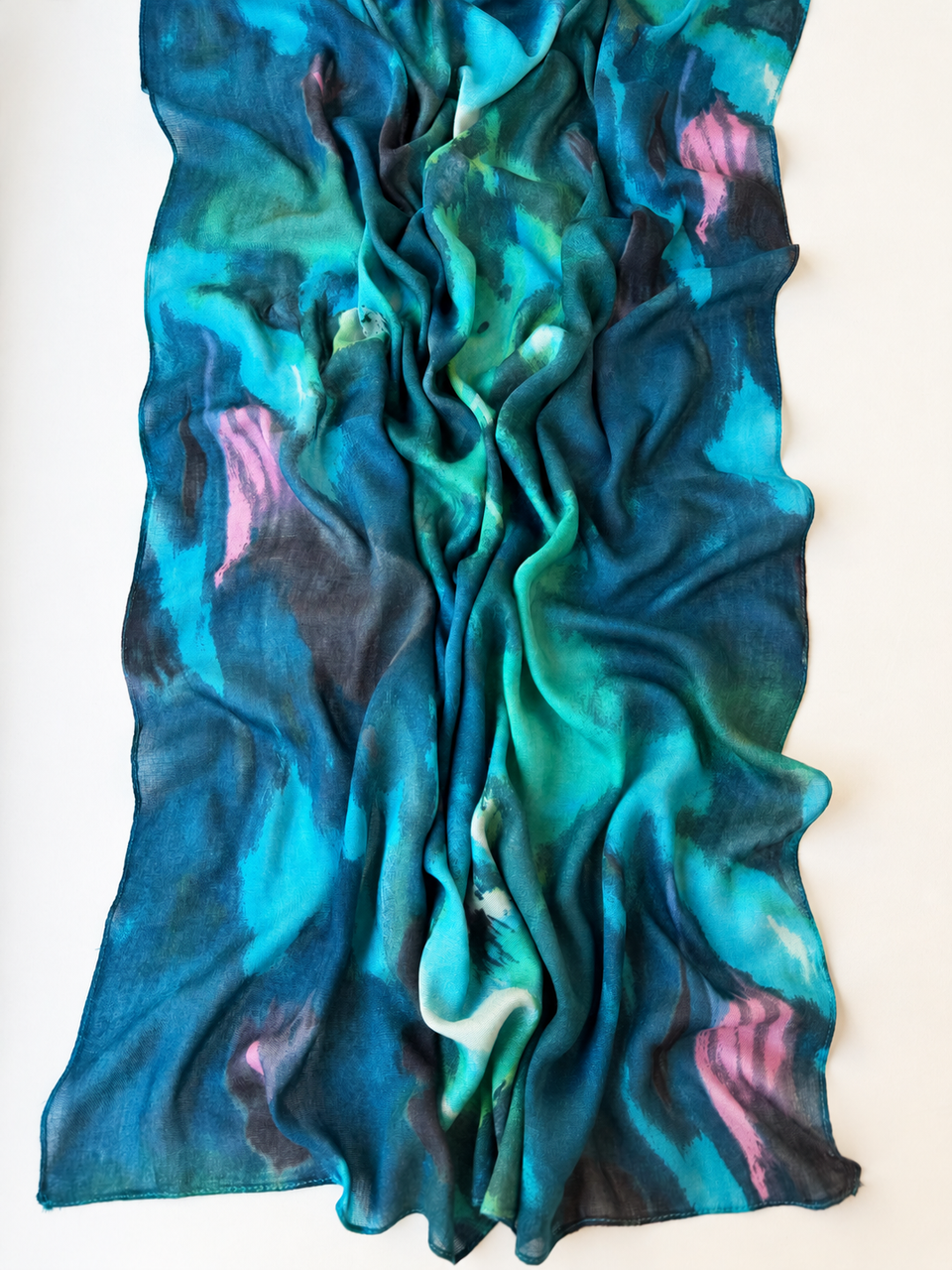 Peacock scarf