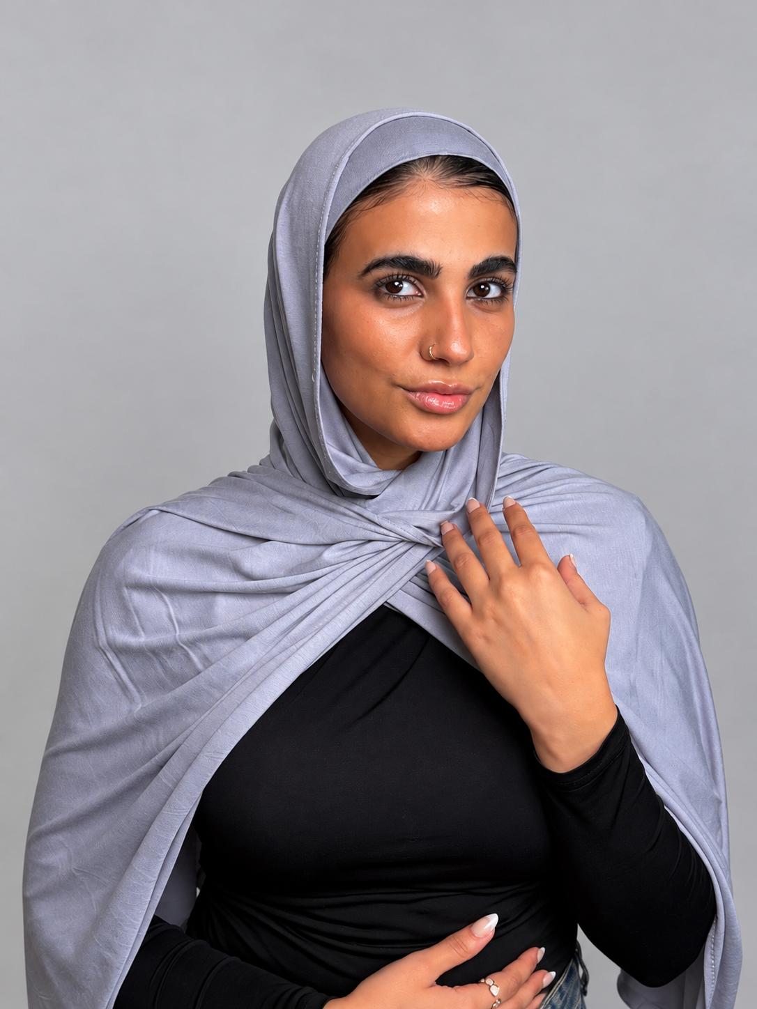Gel lycra with bandana - silver