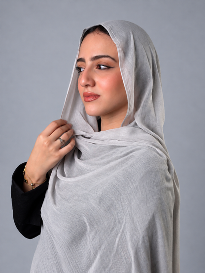 Linen quresha - light gray