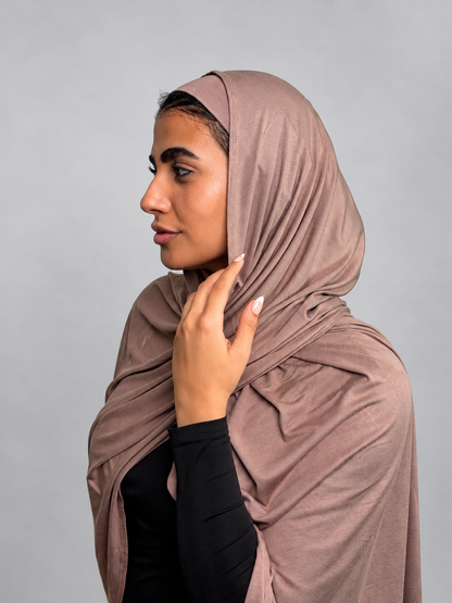 Gel lycra with bandana- Dark coffee