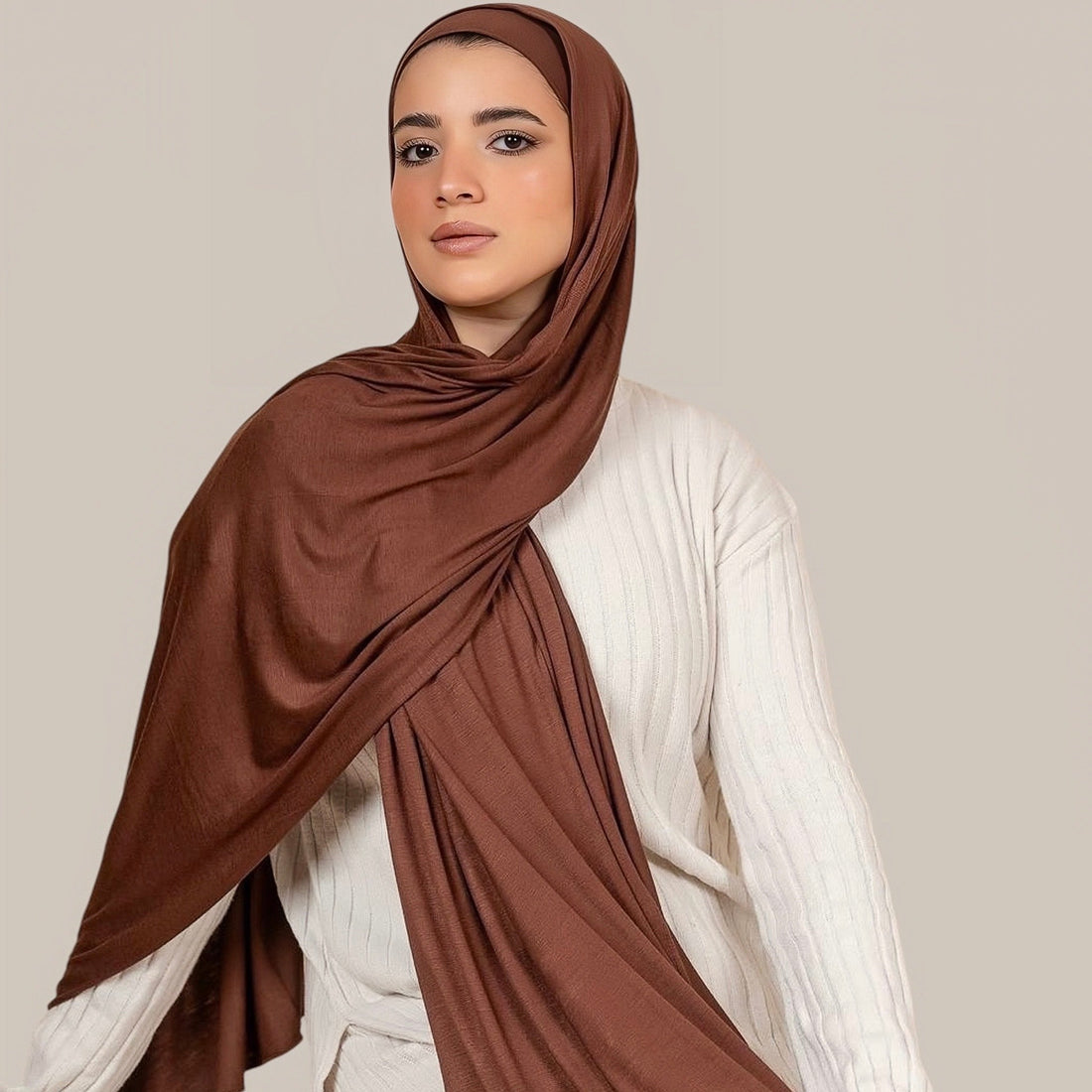 Gel lycra with bandana - chocolate