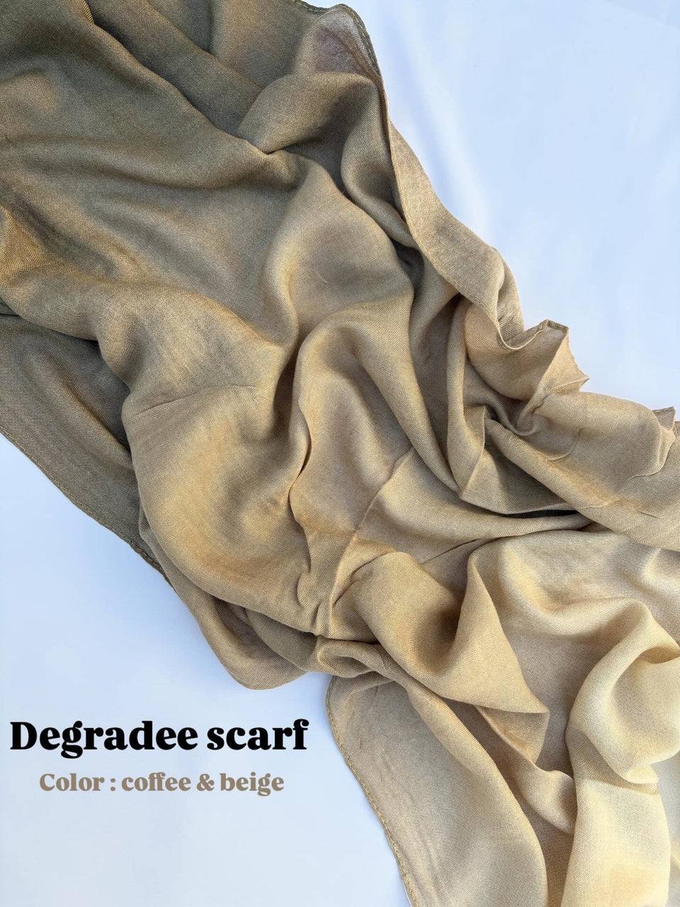 Degradee coffee &amp; beige