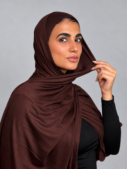 Gel lycra with bandana - brown