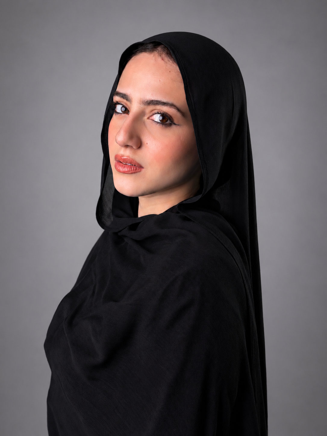 Linen quresha - Black