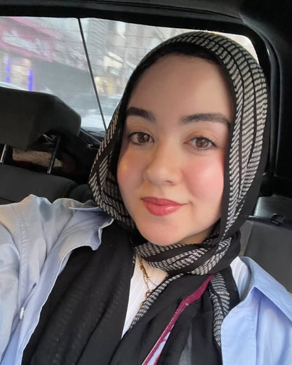 Black embroidered linen