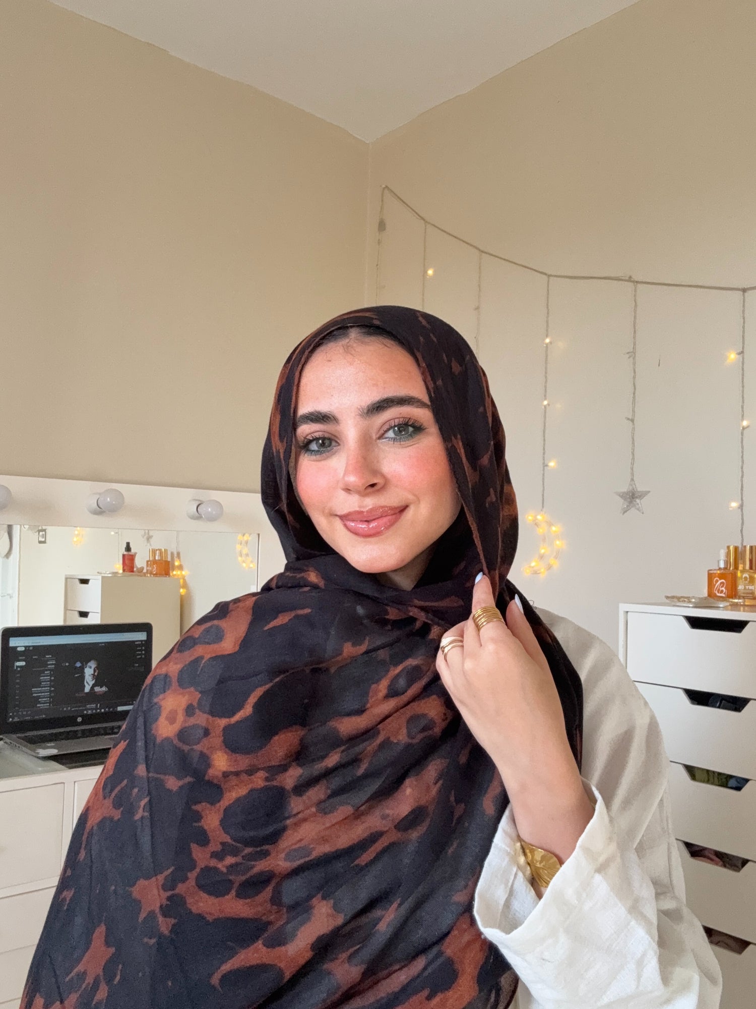 Tortoiseshell scarf
