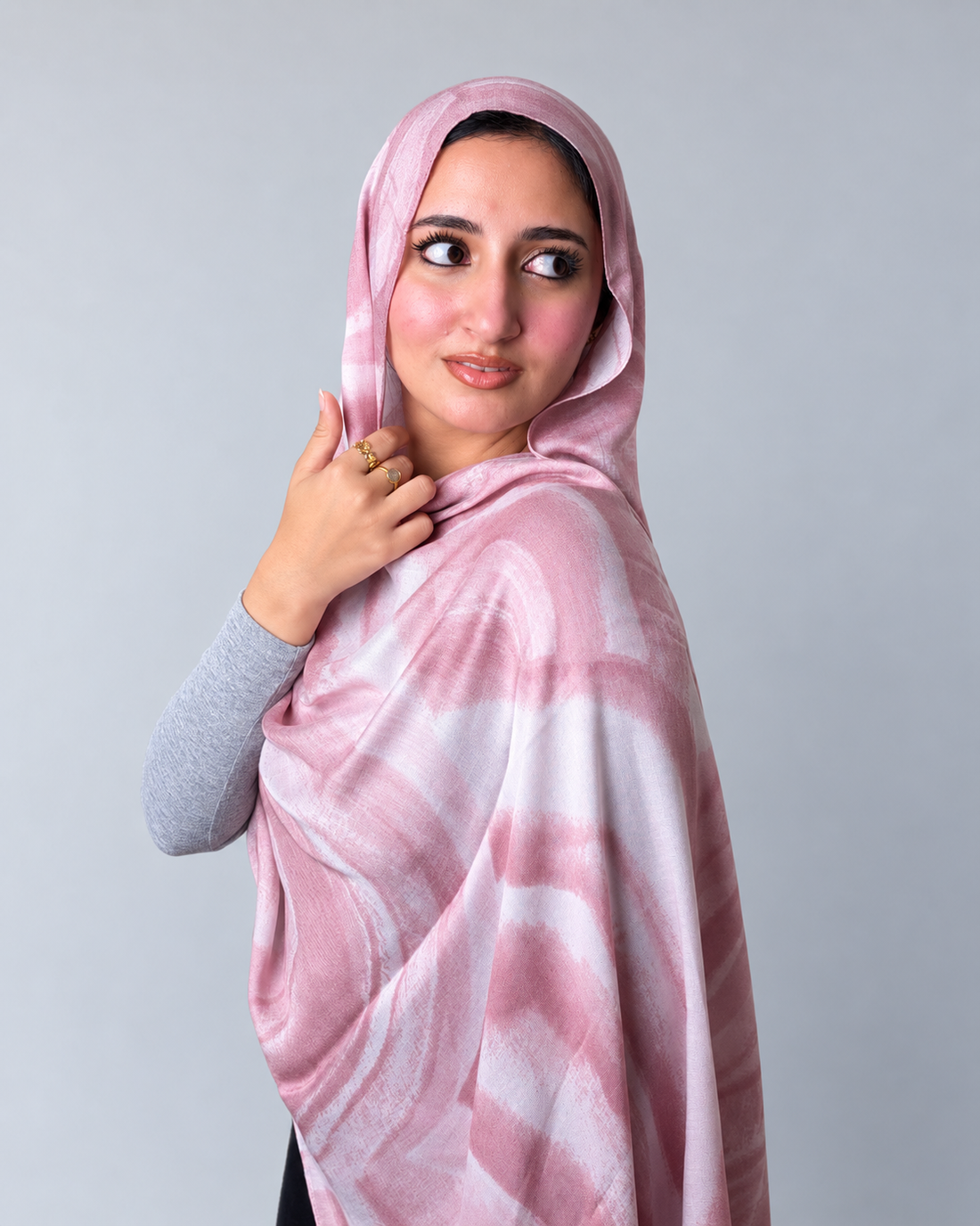 Shlosen scarf - pink