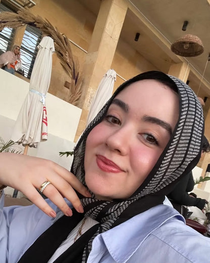 Black embroidered linen