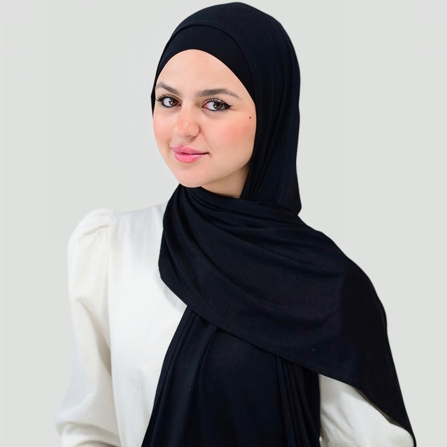 Gel lycra with bandana - black