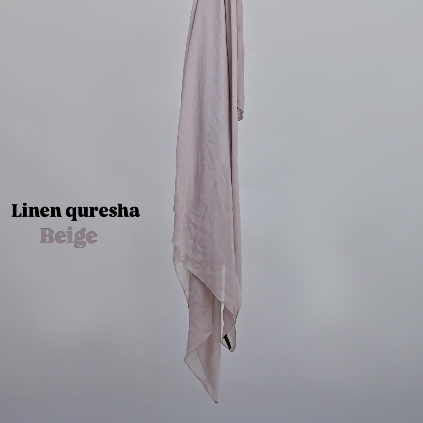 Linen quresha ( Beige )