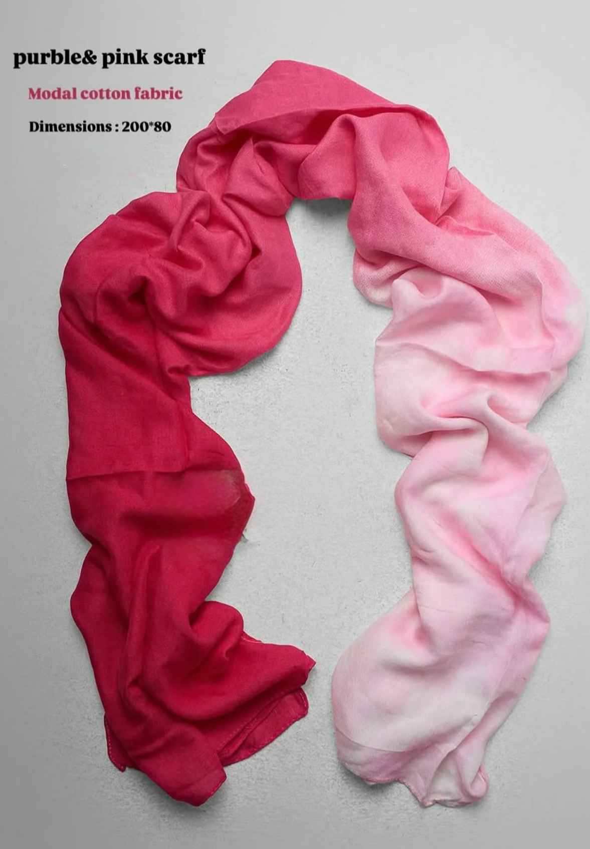 Degradee pink &amp; baby pink