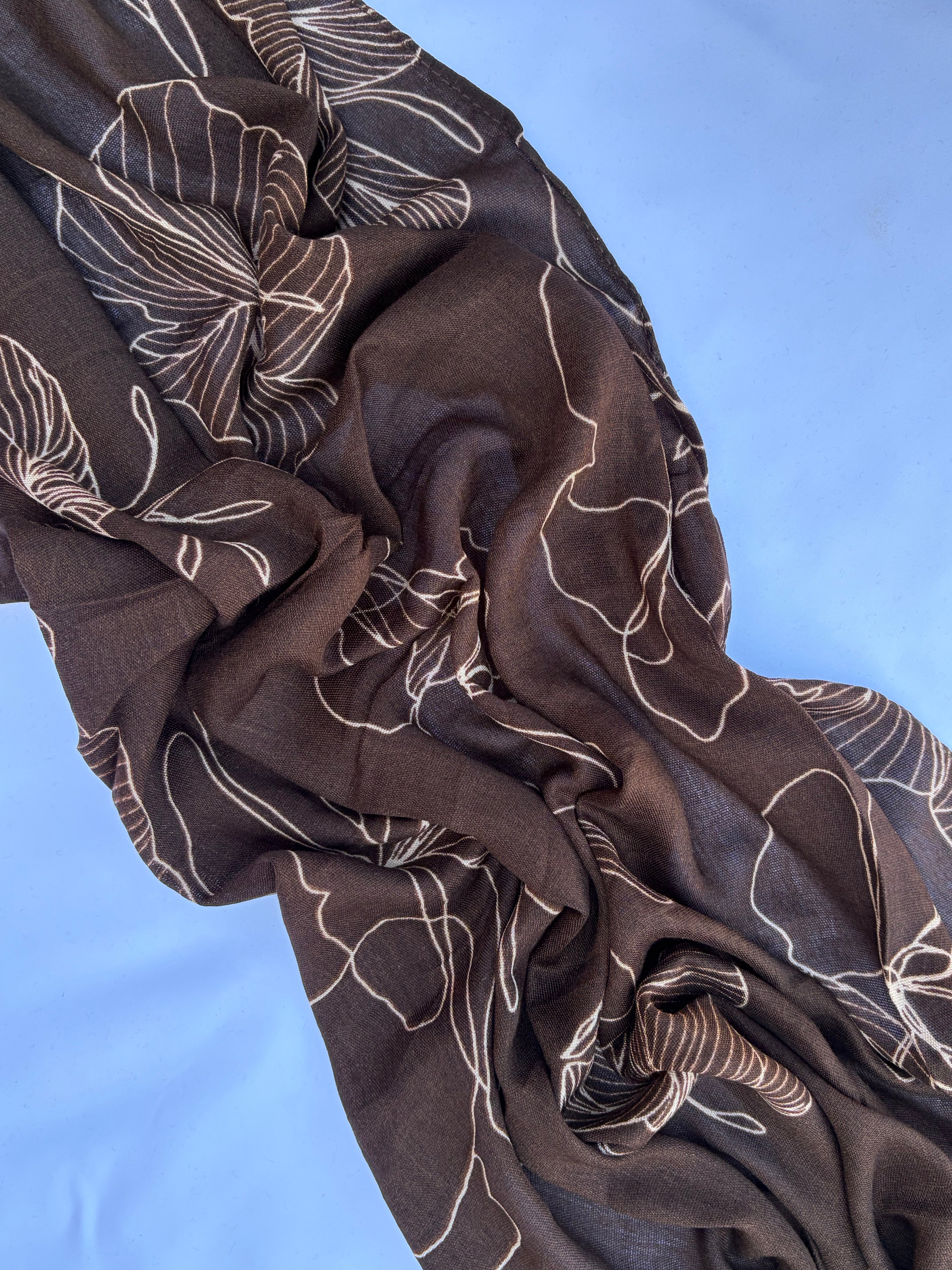 Brown flower paint