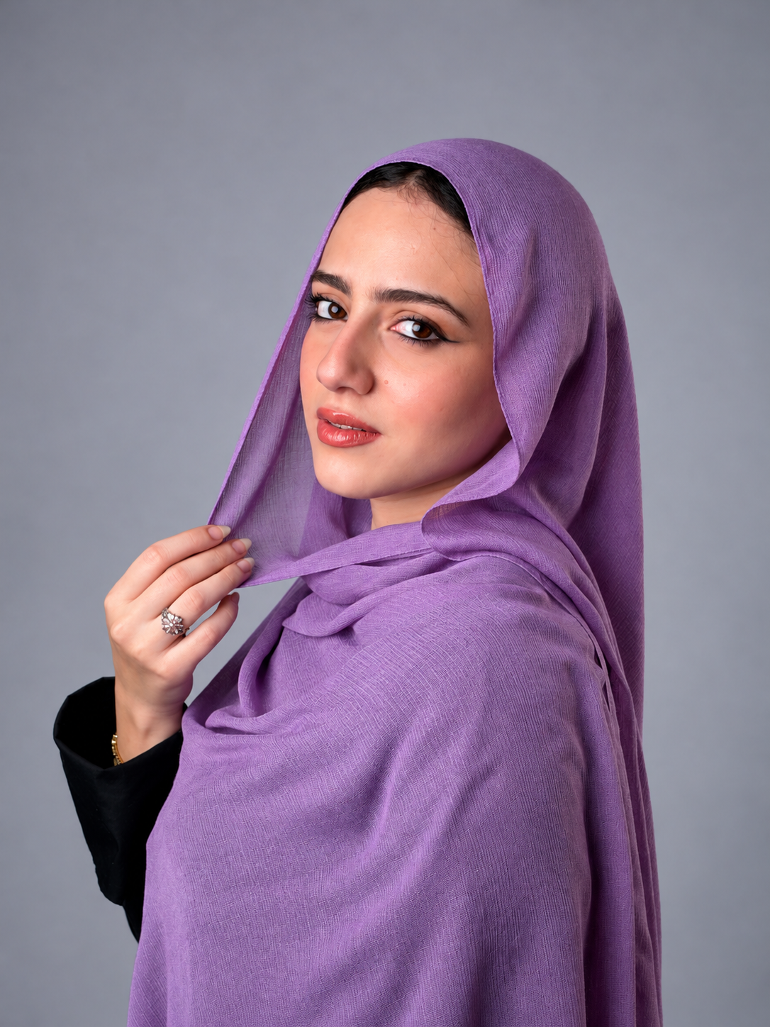 Linen quresha - lavender