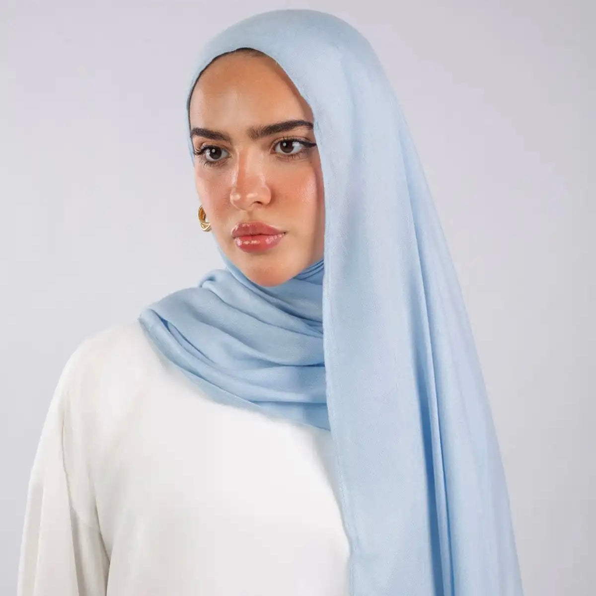 Modal cotton - Baby blue