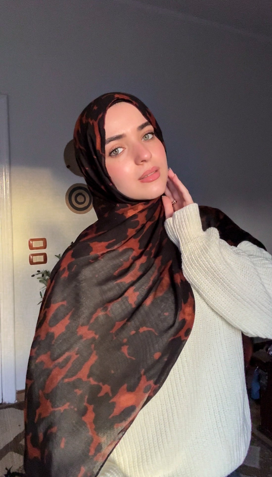 Tortoiseshell scarf