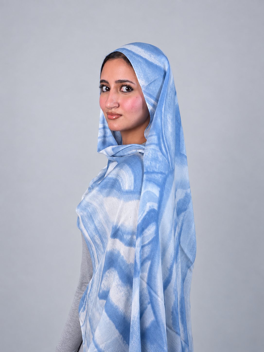 Shlosen scarf- blue