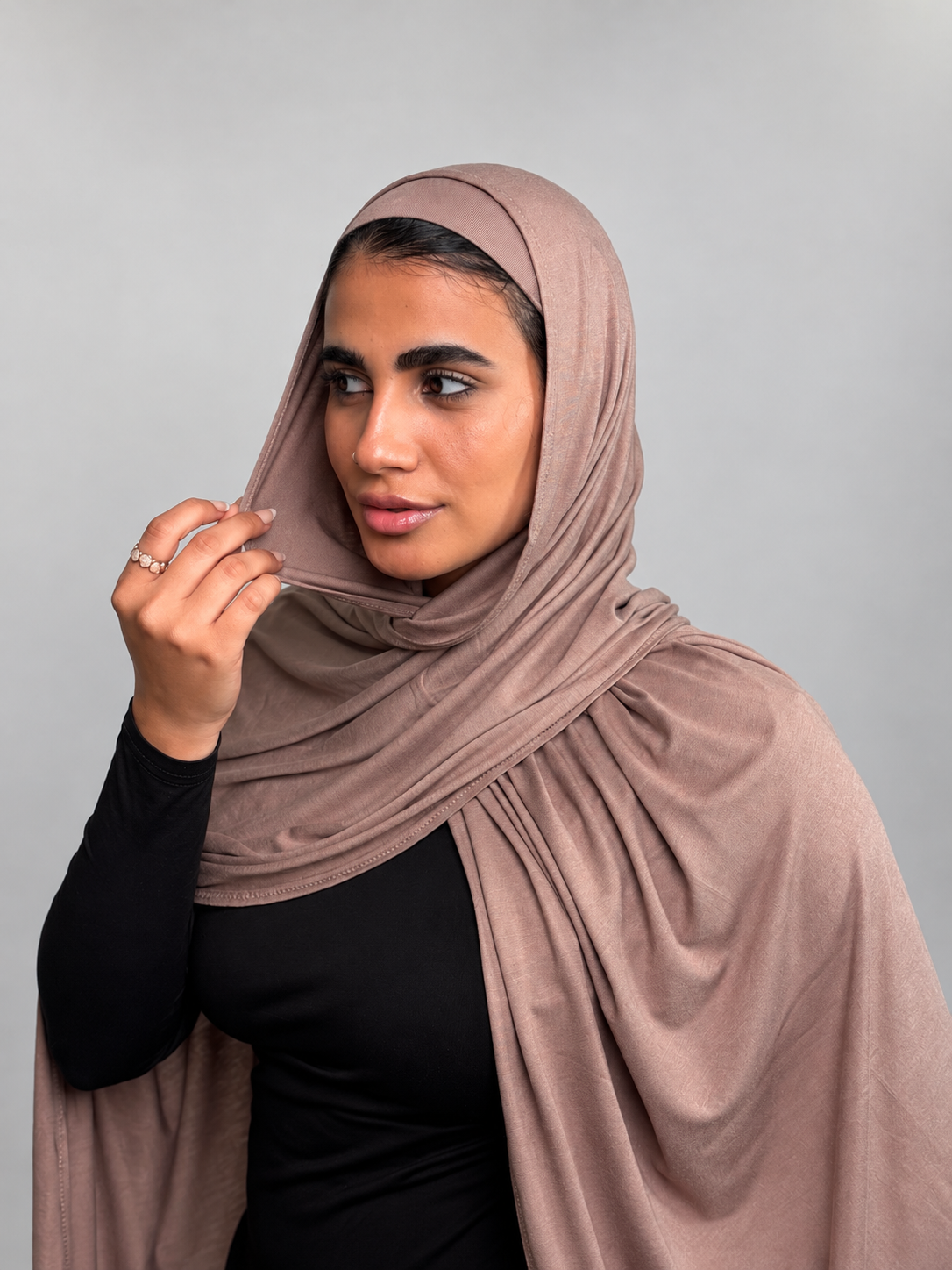 Gel lycra with bandana- Dark coffee