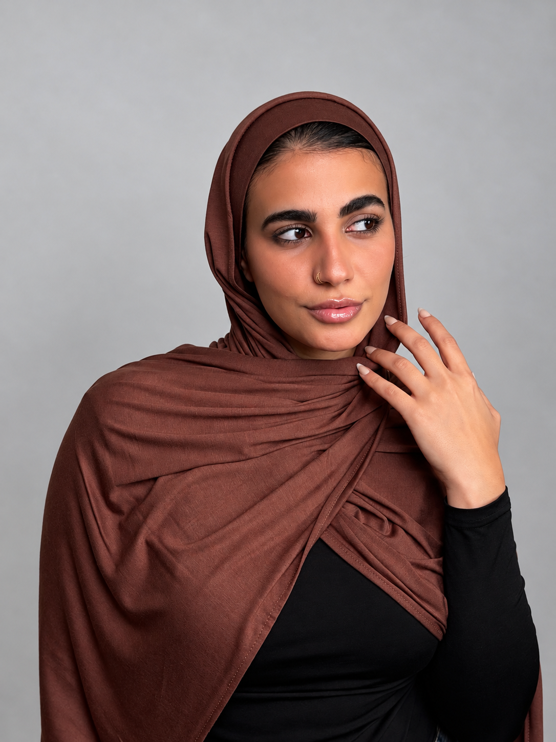 Gel lycra with bandana - chocolate