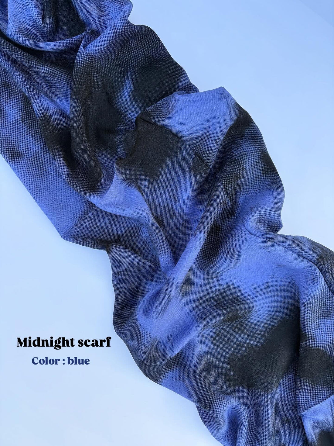 Midnight scarf - blue