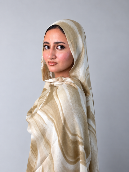 Shlosen scarf - brown