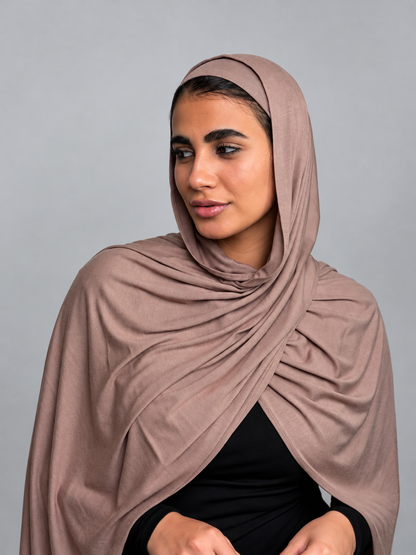 Gel lycra with bandana- Dark coffee