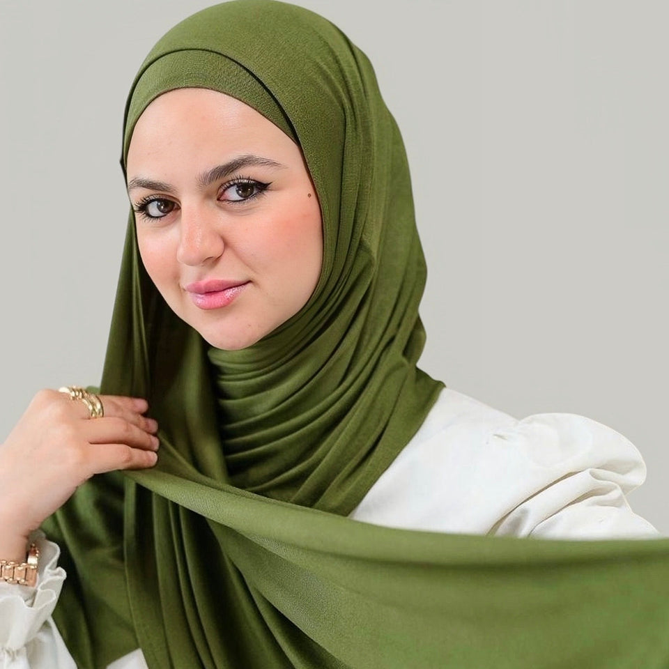 Gel lycra with bandana - olive green
