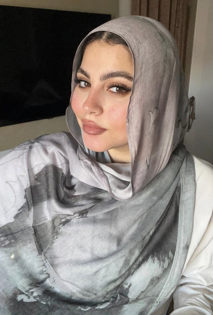 Linen stone (gray&amp;pink)