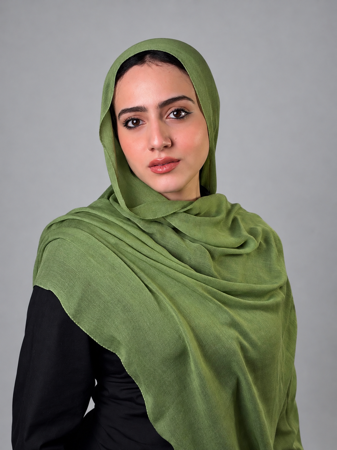 Linen quresha - pistachio